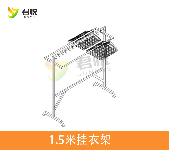 304不锈钢落地式挂衣架员工挂工作服全国发货