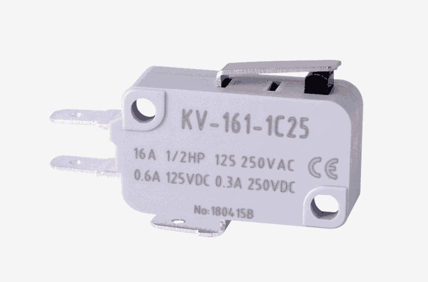 专业产销中高端高性价比微动开关KV-161-1C25（兰鸟RV-161-1C25欧姆龙V-151-1