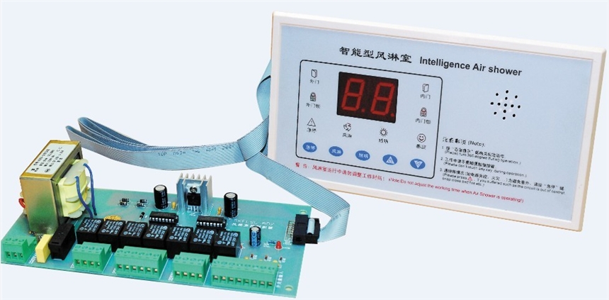 厂家生产智能型语音风淋室控制器控制面板风淋室控制系统