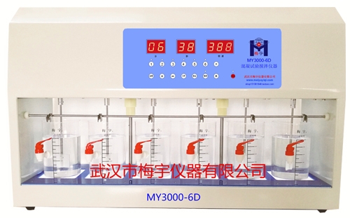 电动搅拌机MY3000-6D数显自动无调速6次混凝沉淀烧杯试验仪器