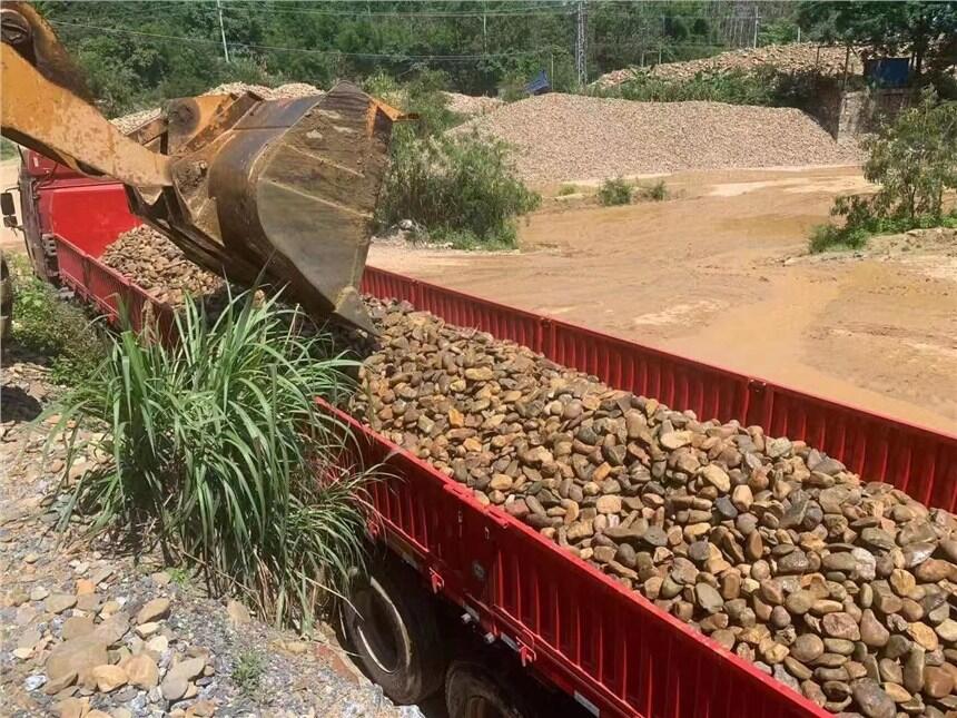 广东鹅卵石厂家批发 量大从优 滤水铺路做景墙石