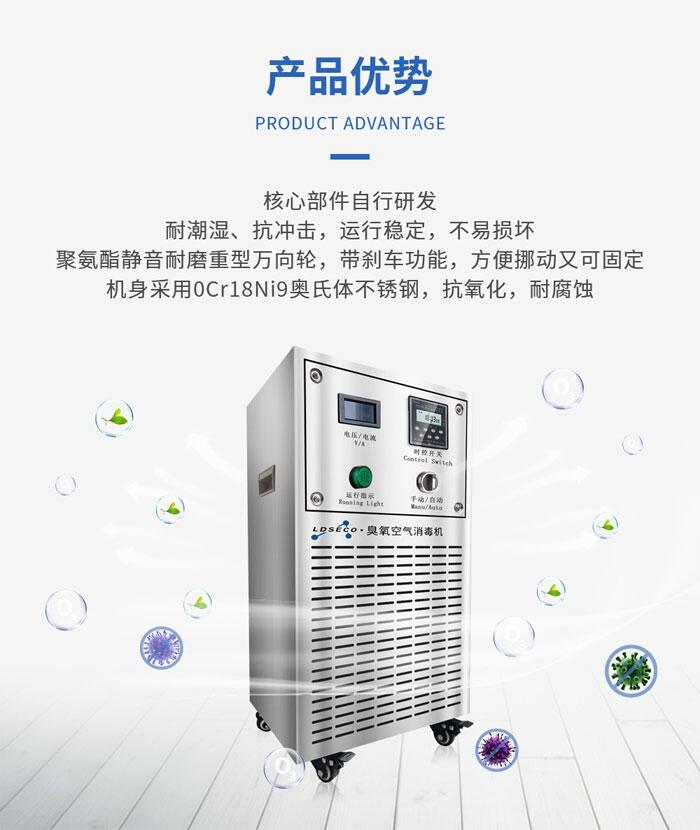 兰蒂斯工业级臭氧发生器 集装箱货柜消毒高浓度15g臭氧空气消毒机