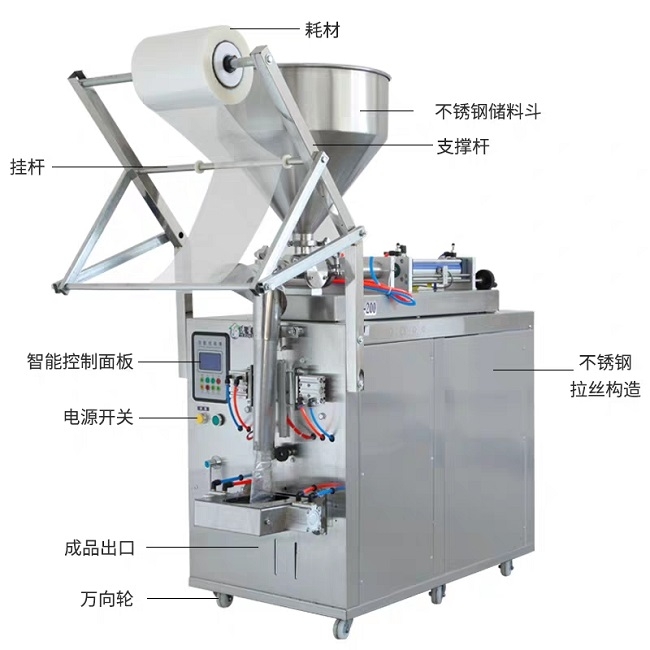 三边封酱料10克自动包装机生产商