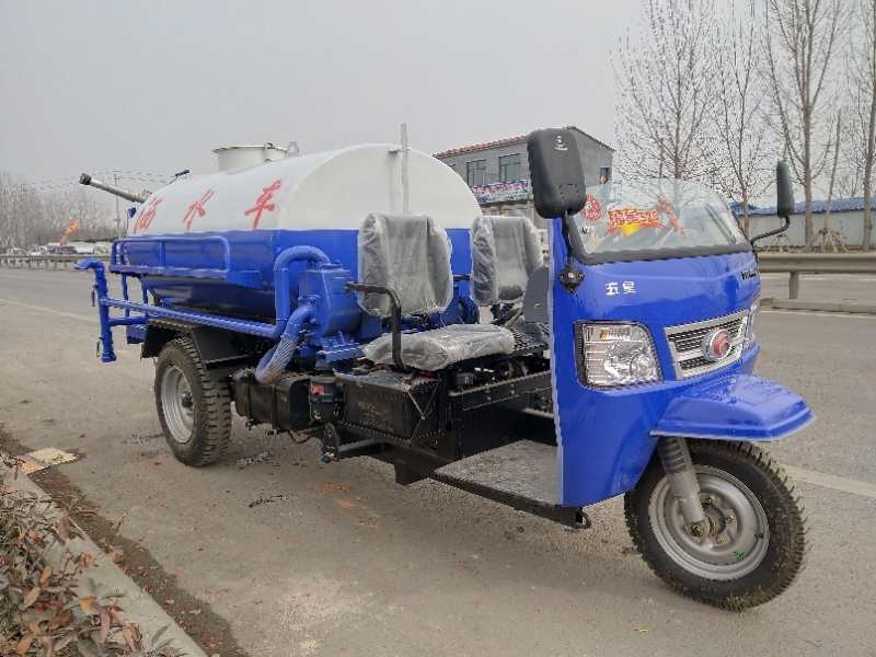 圣时小型三轮洒水车 园林绿化洒水车厂家 市政工程用洒水车价格