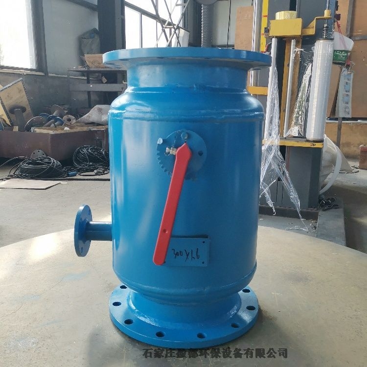 DN125手动反冲洗过滤器贵阳   法兰式扩容除污器  河水过滤装置