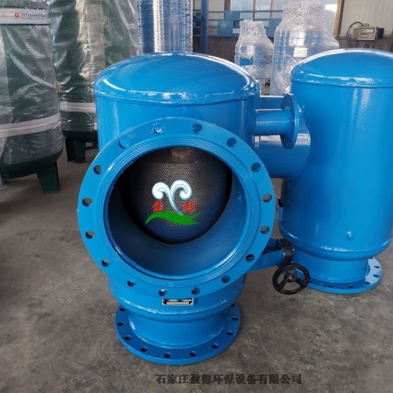 河水自动排污过滤设备    工业水反冲洗除污器 直通式过滤设备厂家阜阳
