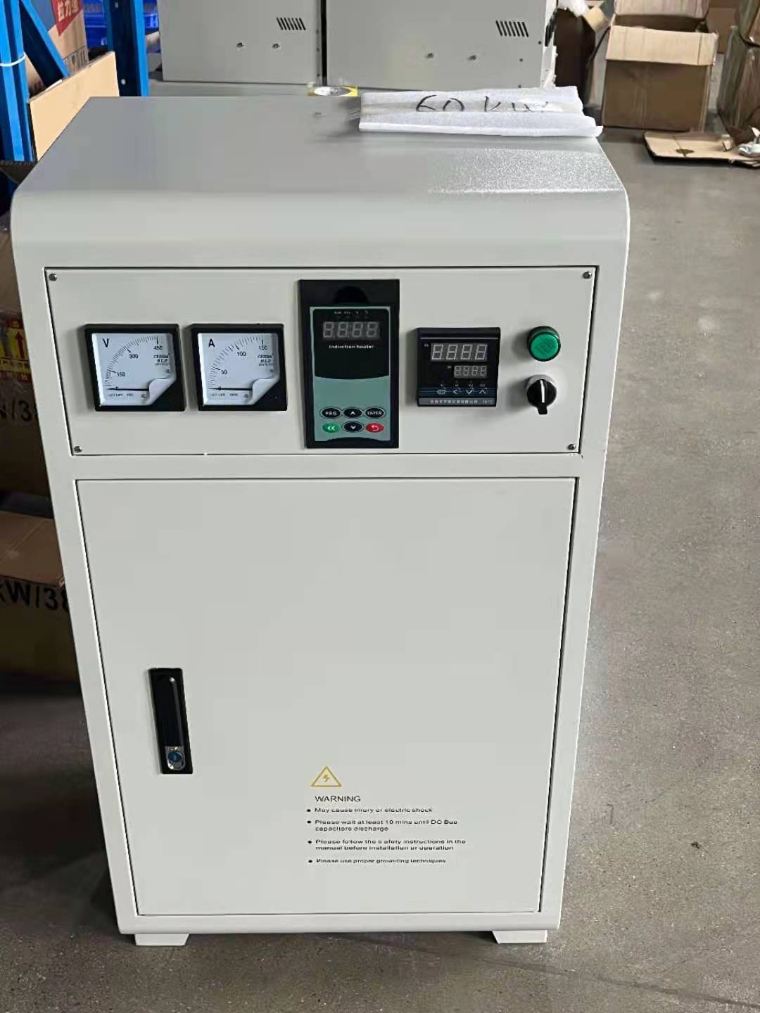 匠奥变频电磁感应加热器40KW民用工业用电磁加热控制柜带温控仪表