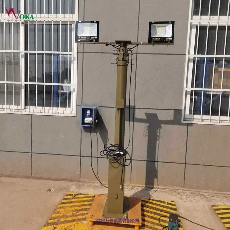 車輪式應急通信升降塔直立監(jiān)控升降桅桿接地電阻監(jiān)測儀助力安全通信保障