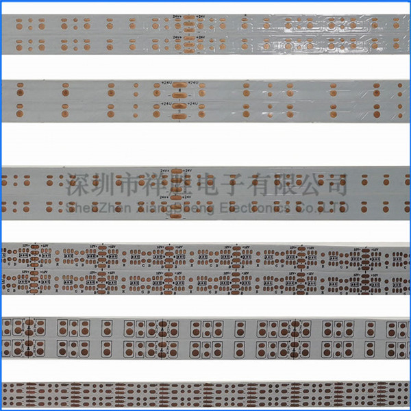 5050RGB七彩灯带柔性基板 LED灯条高低压线路板