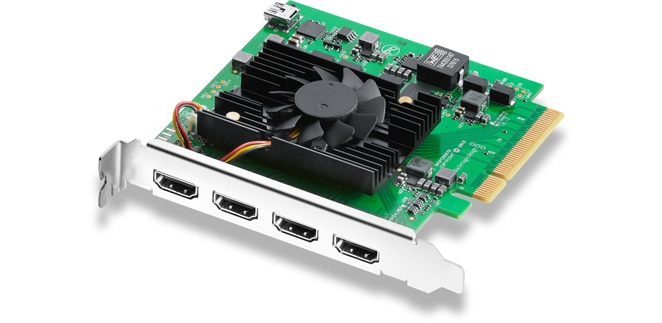 BMD  DeckLink Quad HDMI Recorder高性能采集 四路HDMI信号源现场切