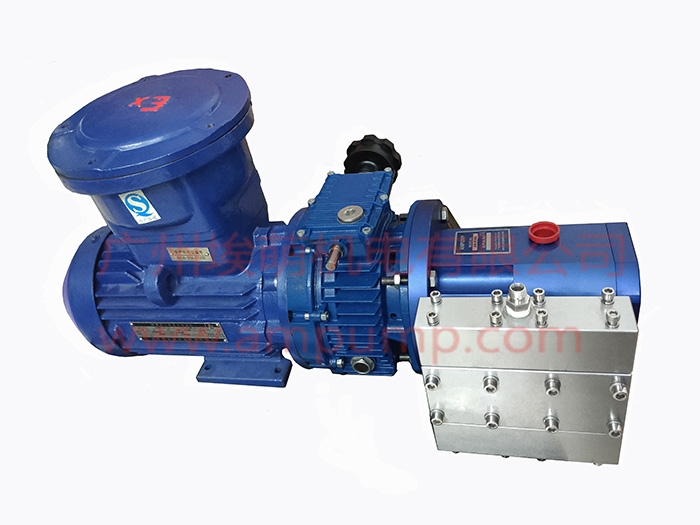 小流量高压添加剂注入计量泵 微通道反应配比泵 在线配比滴加混合精密计量泵－广州埃萌