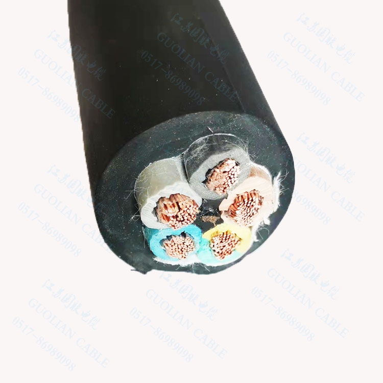 H07RN-F 0.6/1KV4*25mm2 耐扭耐寒阻燃软电缆生产厂家现货供应