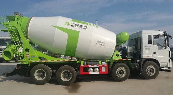 重汽豪曼轻量化法规版14方的水泥搅拌运输车 厂家直销 可分期付款购车
