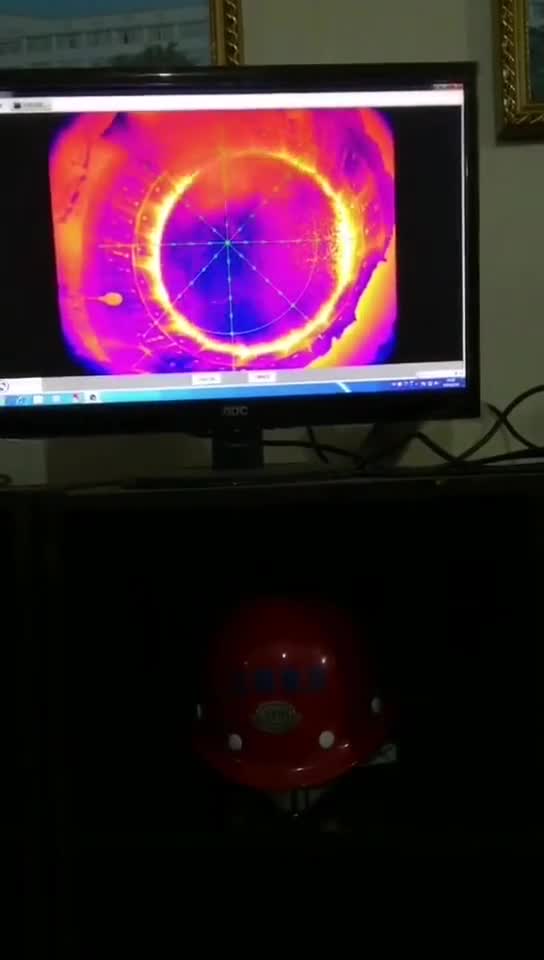 高炉炉顶热成像视频