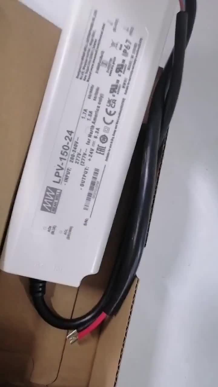 防水LED电源 LPV-150-24v 150W6.3A现货led驱动智能家居开关电源