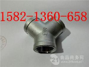 304不锈钢Y型丝口三通DN15/DN20/DN25