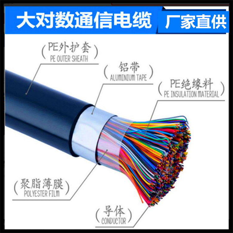 ZR-HYA23阻燃通信电缆30*2*0.5市内电话线 地埋使用