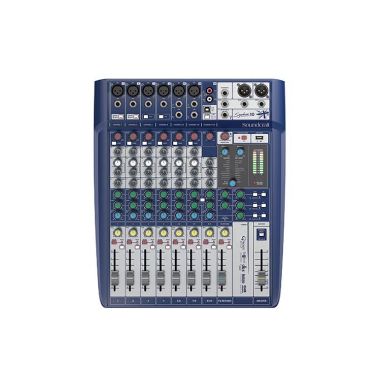 Soundcraft\/声艺Signature10带效果10路模拟调音台生产厂家