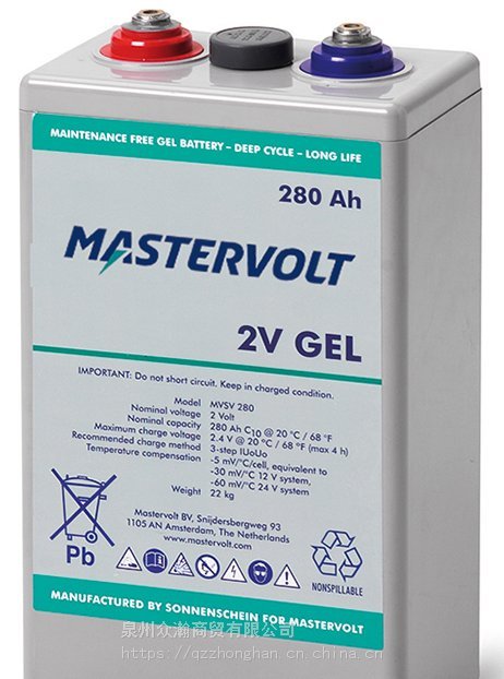 原装MASTERVOLTMVSV2V电瓶充电器