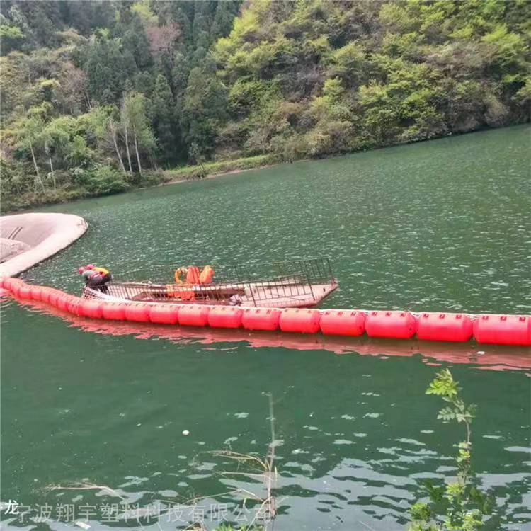 近海水域船只拦截警示带PE材质圆柱形塑料浮筒