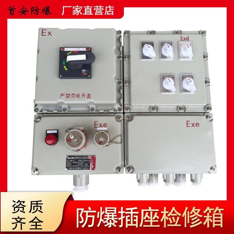 BXX系列防爆检修箱室外防雨油库房风机房检修插座箱