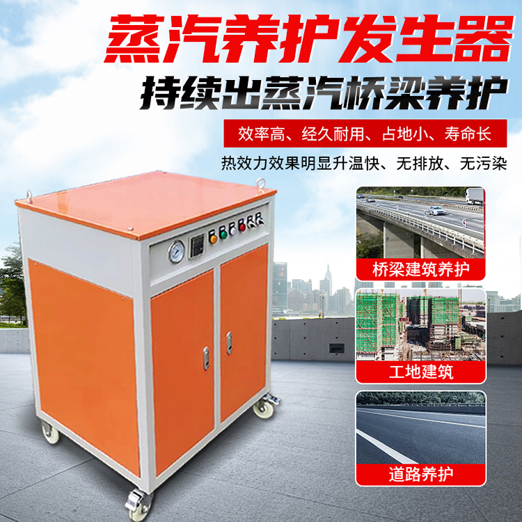 电加热蒸汽发生器桥梁养护蒸汽机混凝土蒸汽养护机60kw