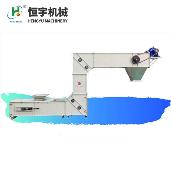 恒宇猫砂用大产量不碎料z型转斗式输送机多点下料树脂z字型上料机