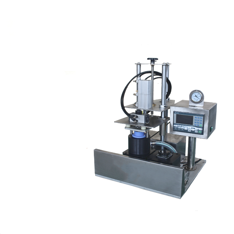 鼎冠牌双工位XG450型气动酱料真空旋盖机辣椒酱牛肉酱真空封口机