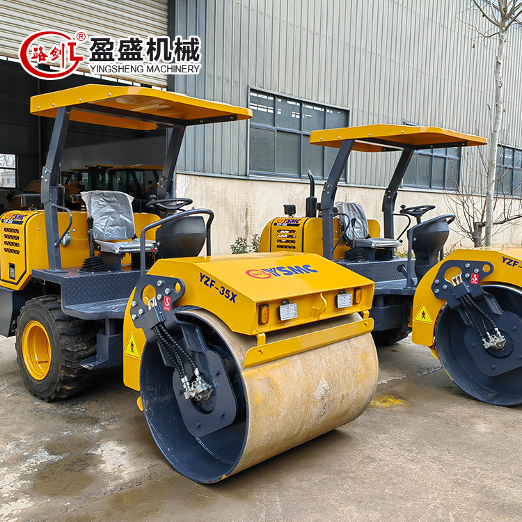 3.5吨压路机YZF-3.5市政工程修路振动压道机
